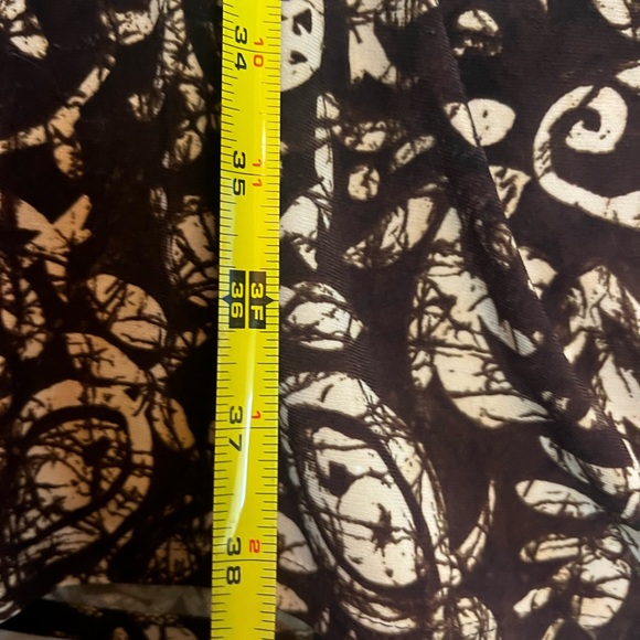 Lauren Ralph Lauren Stretch Safari Print Gathered Waist Fitted Slimming Dress 14 - Picture 9 of 11